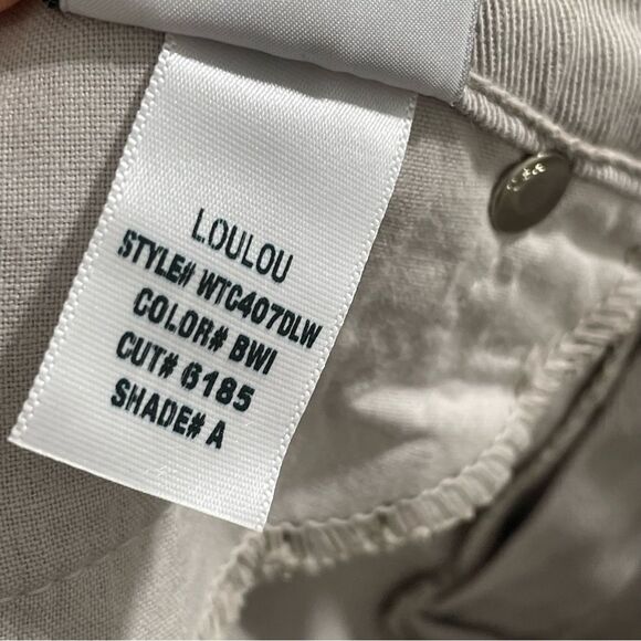 NWT Hudson Loulou Tuxedo Skinny Jeans Gray with Yellow Stripe Size 24 - Picture 6 of 7